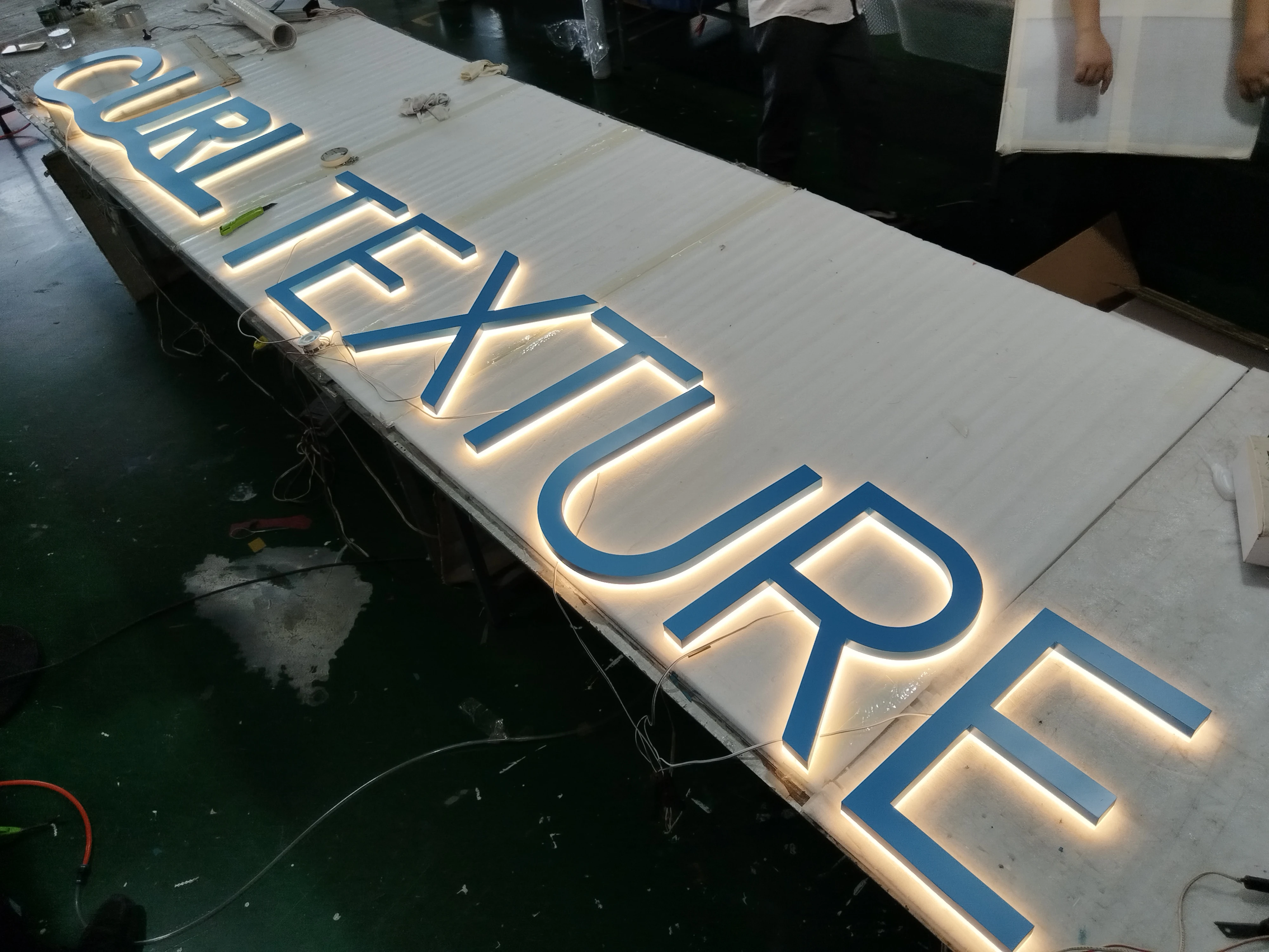 Custom 3D Front Lighting Led Channel Letter Logo Signs for Restaurant Pizza Kebab Store Front Signs