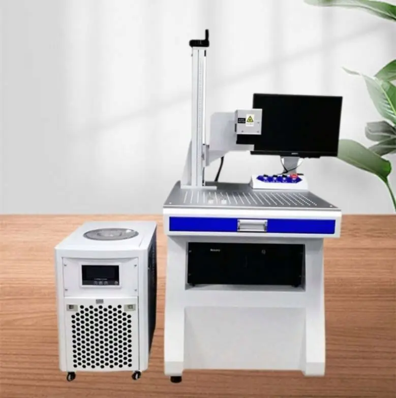 Fully Automatic Visual Positioning Metal Laser Engraving Machine, CCD Camera, Conveyor Belt, Light Box Laser Marking Machine