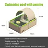 Spot-19013060cm-galvanized pipe bracket sunshade pool
