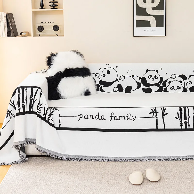 Водонепроницаемый Синель мультфильм панда для домашних животных пылезащитный Кот устойчивый к царапинам диван одеяло