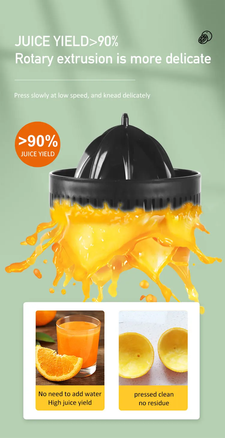 USB Rechargeable Citrus Juicer 60 w  Squeezing  Orange Lemon Grapefruit Kiwi Fruit   With Big Capacity Citrus Juicer Make Life