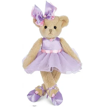 Valentine Teddy Bear Plush Stuffed Animal Ballerina Teddy Bear Flower