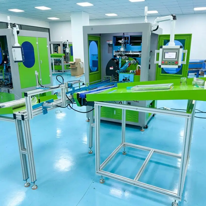 Full Automatic Multicolor Plastic Cup Screen Printing Machine