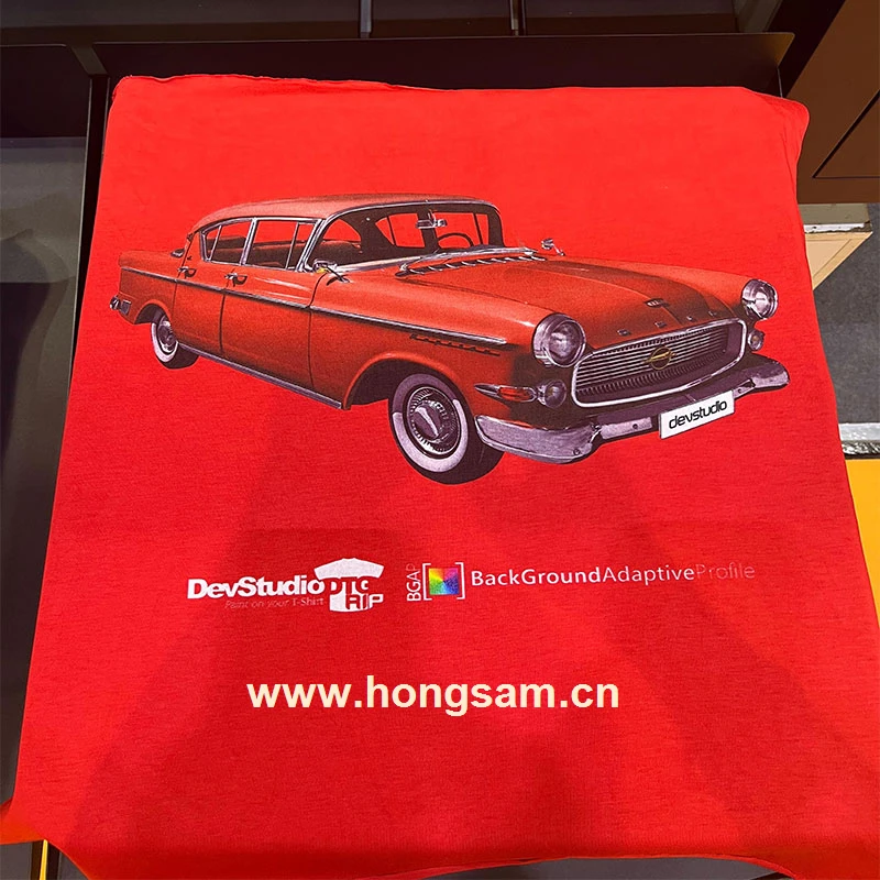 Good Color Fastness Digital Textile Pigment Printing Ink DTG Ink for Epson Starfire KM Printheads