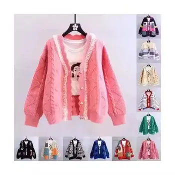 New Fashion Women Cardigan Sweaters Coat Custom Long Sleeve Cashmere Open Front Knit Long Sweater Cardigan Women