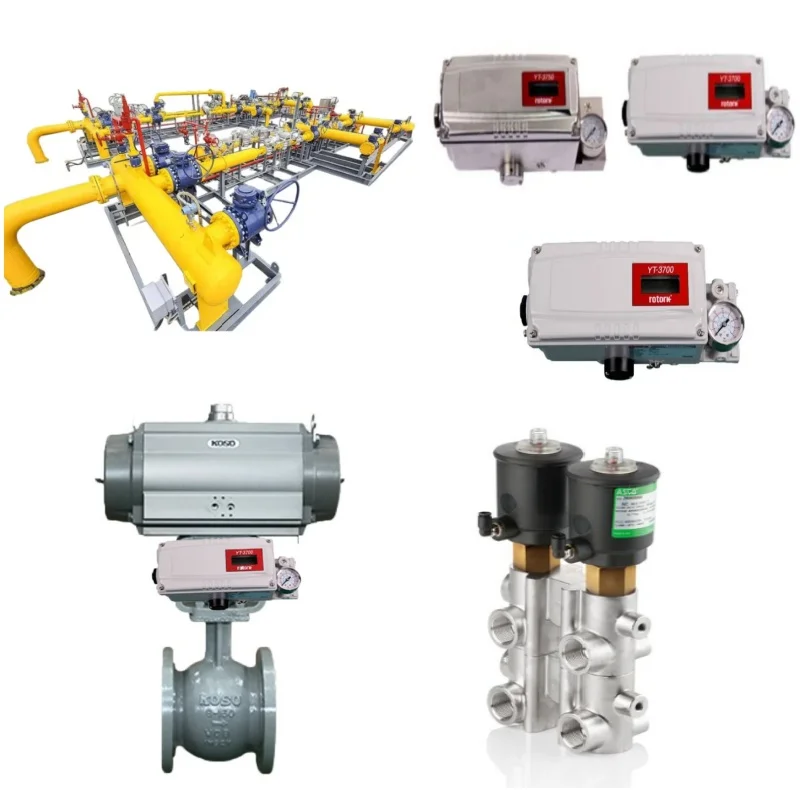 Configuració de la vàlvula de control/actuador Koso 501T Rotoc YTC YT-3700 YT-3750 YT-3400 YT-3450 Posicionador de vàlvules Vàlvula solenoide Acso