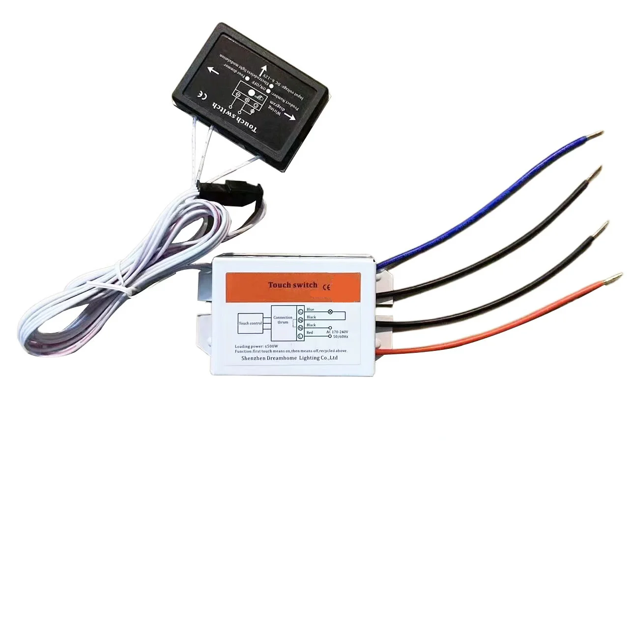 KAIYI Touch Switch 110-220V LED Dimming Color Temperature Stepless ...