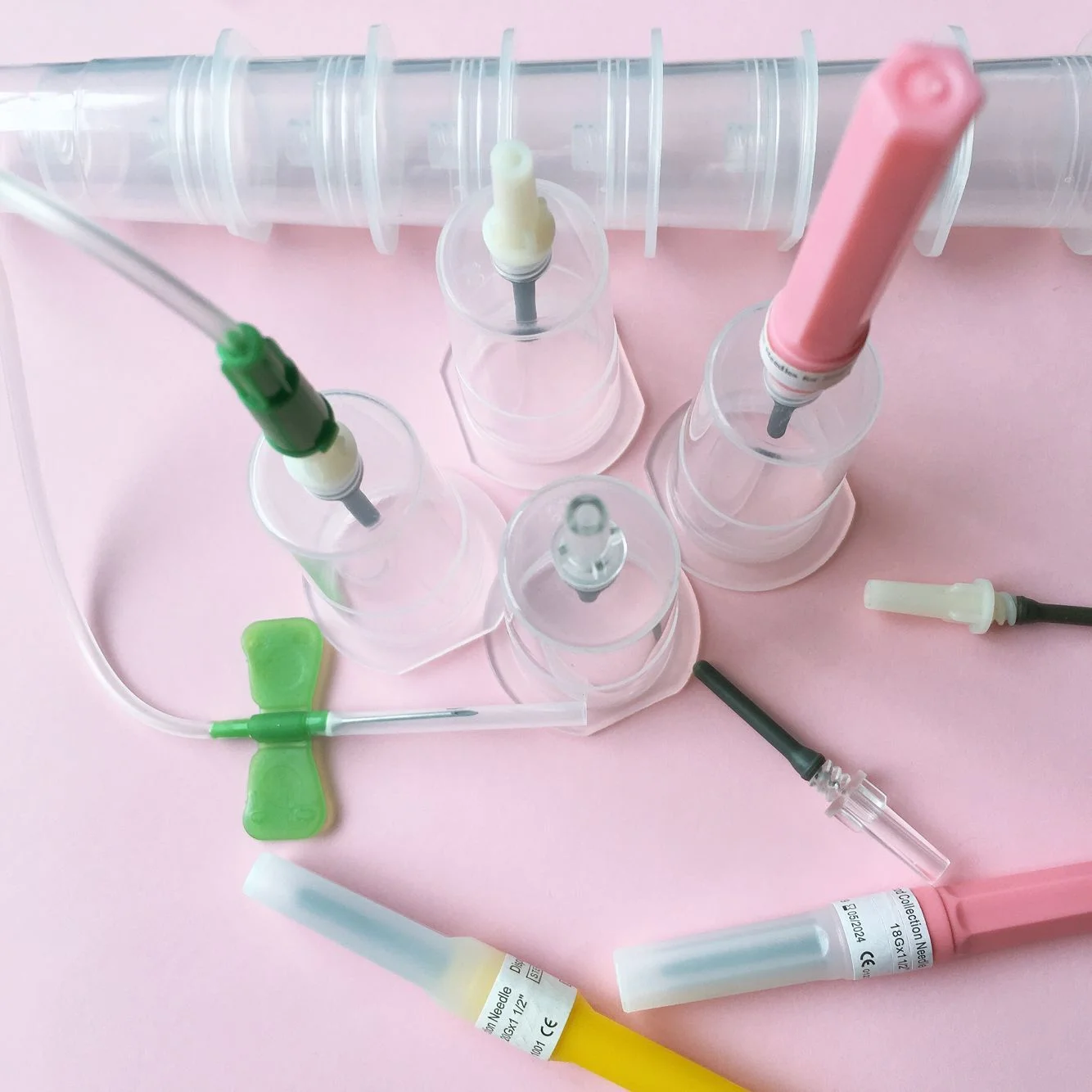 21G 22G Sterile Single -wing China Cheaper Butterfly type Blood Collection Needle for Medical Supplier