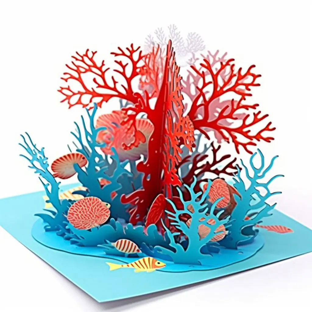 Wholesale 3d Paper Craft Manufacturer Unique 3d Pop Up Greeting Cards