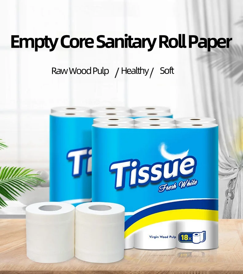 Wholesale Cheap Toilet Paper Custom Soft Toilet Tissue Roll 1/2/3/4