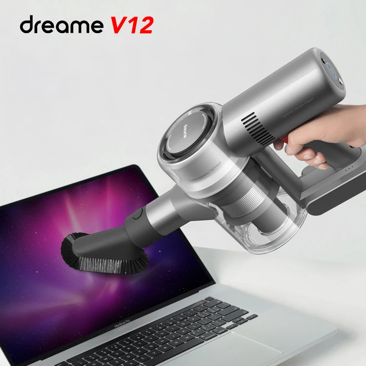 
 Ручной перезаряжаемый Большой мощный портативный беспроводной пылесос Dreame V12 2021  