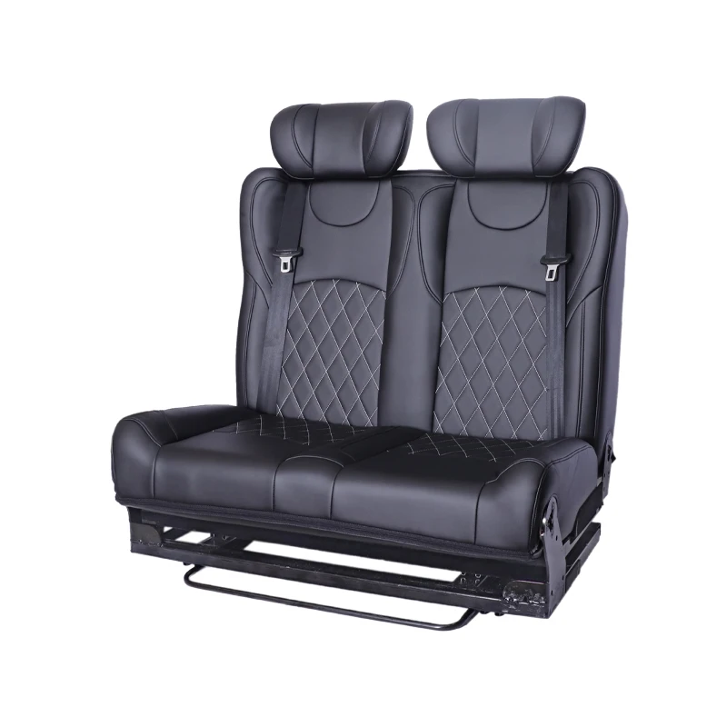 caravan Folding Campervan Double People Seat with the Three Layers Rv Rock  and Roll Bed Car Seats Rv Camper Van Interior