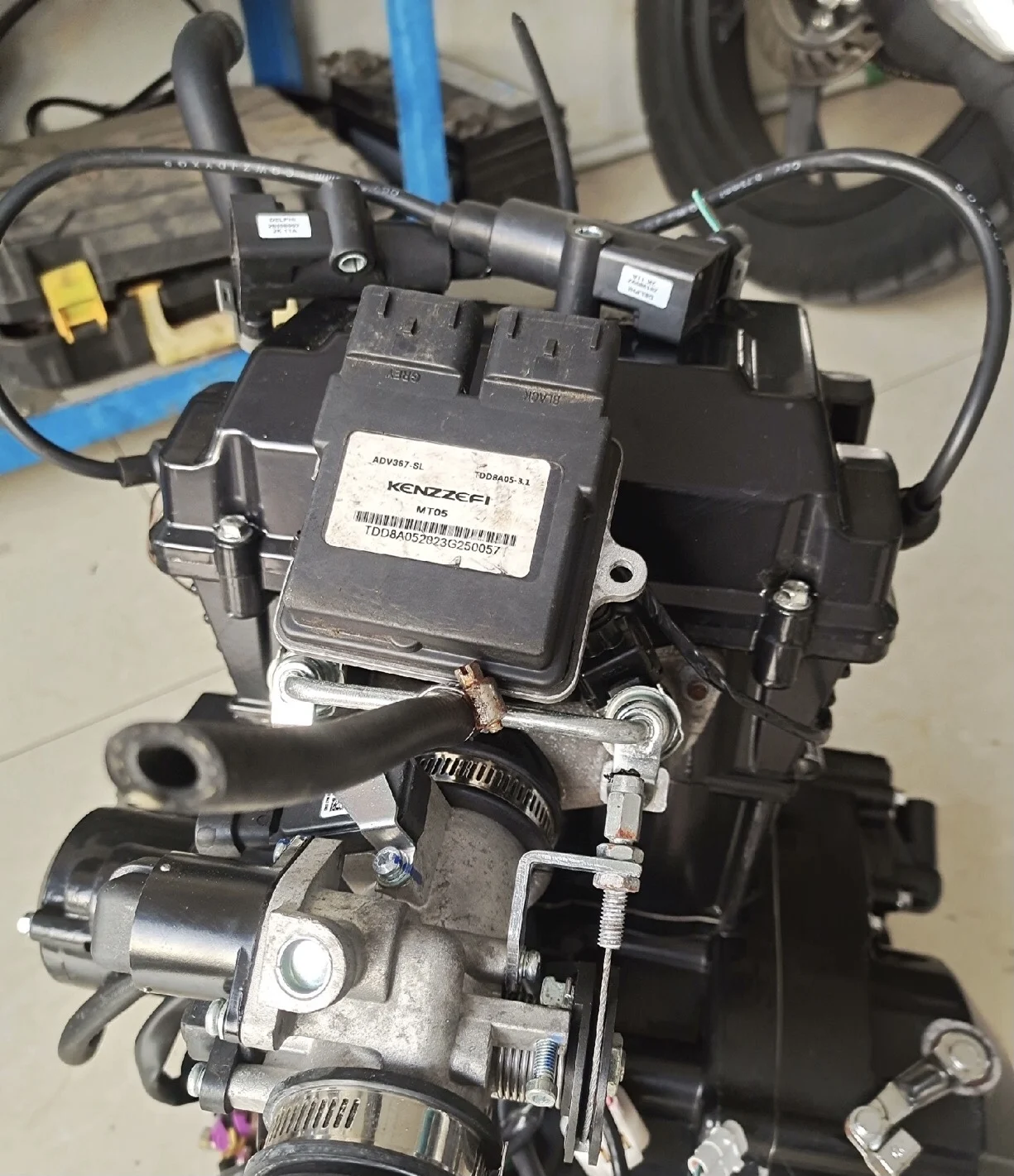 Надежный подержочный двигатель мотоцикла в сборе с емкостью 400cc и 600cc