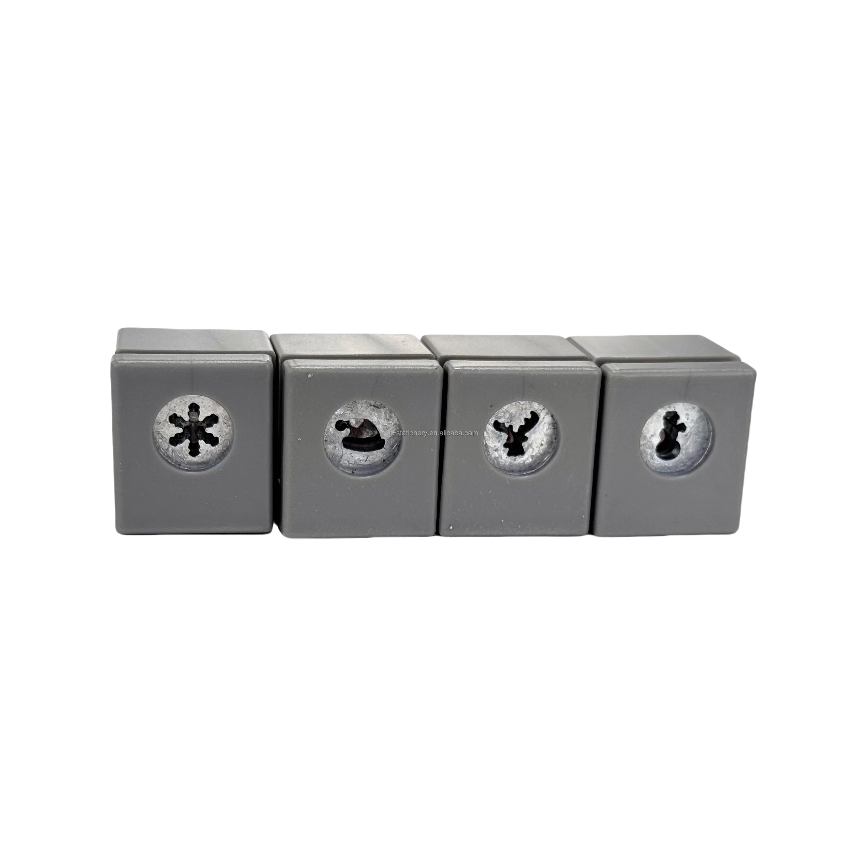 Mini DIY Craft Multiple Sizes Plastic Hole Punch Paper Cutter with Christmas Pattern Staplers