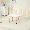Whiteboard with pink begonia leaf table