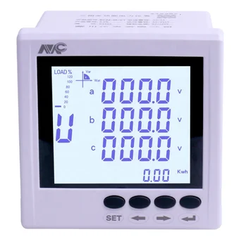 Made in China 3 Phase Intelligent  lcd multifunction Smart Voltage Current power meter