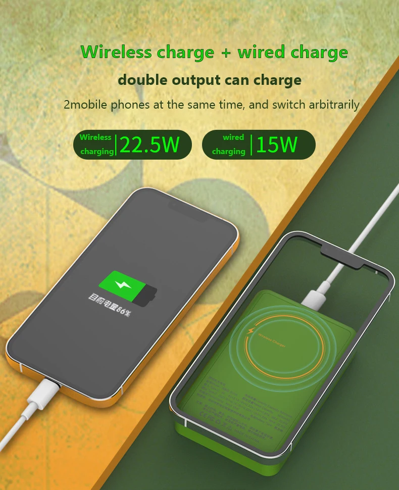 DY09 Magnetic wireless charging game console MagSafe wireless charging 15W fast charging 500 retro nostalgic games