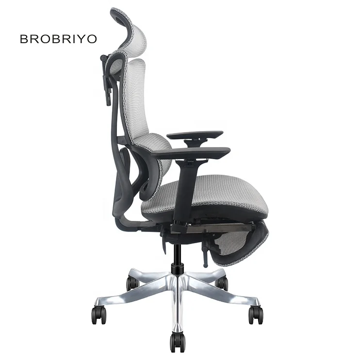 Компьютерный стол высокого качества, сетчатый тканевый алюминиевый каркас, офисное кресло с высокой спинкой, удобное эргономичное игровое кресло