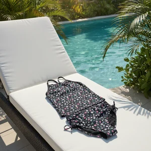 OEM Custom UPF50+ Printed Girls' Swimwear Soft Skin-Friendly Breathable Quick Dry Adjustable Strap Two-Piece Swimsuit Pool Play