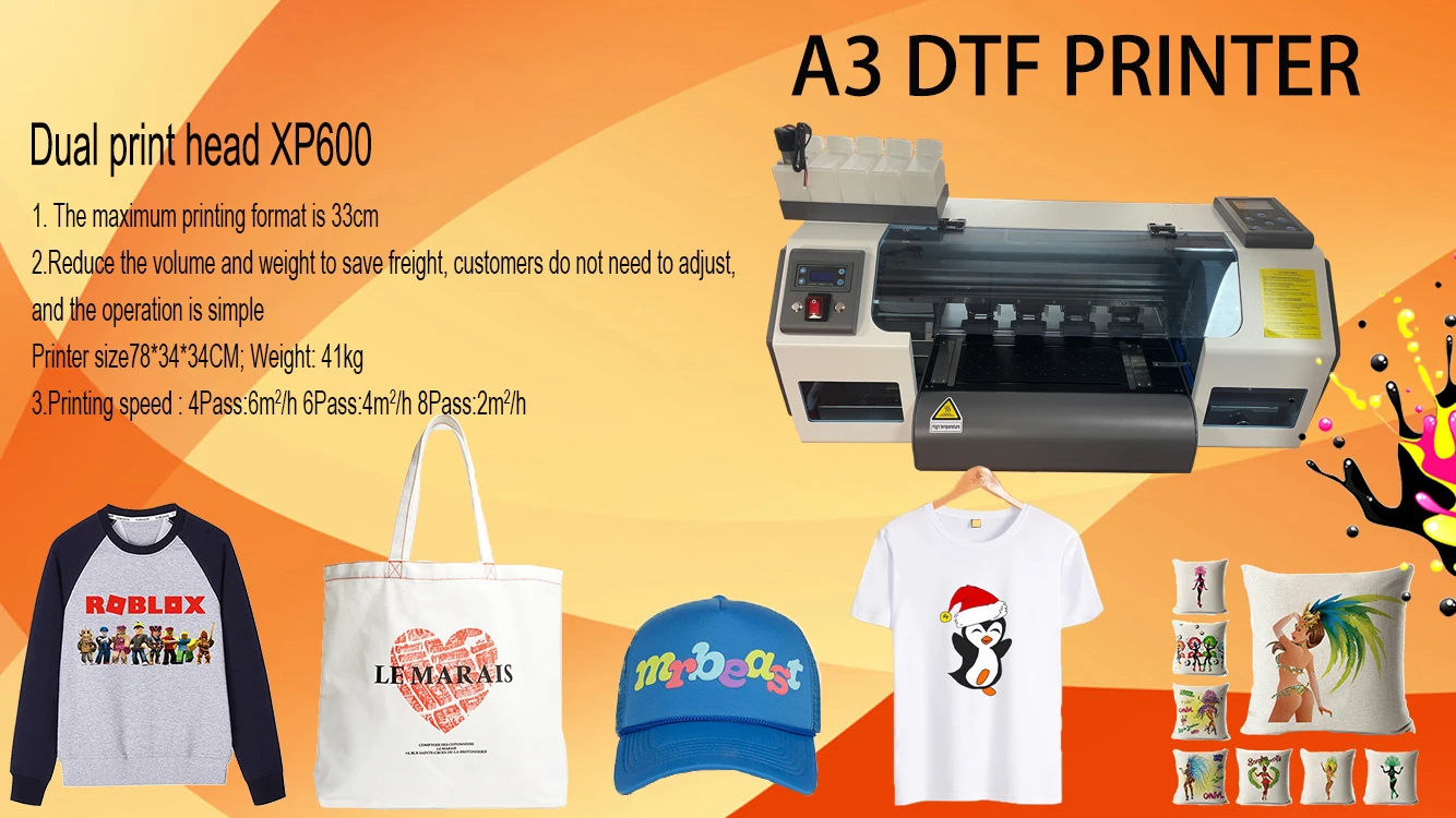 Small Digital Dtf Printer A3 A4 New Design 30cm High Speed Desktop Heat ...