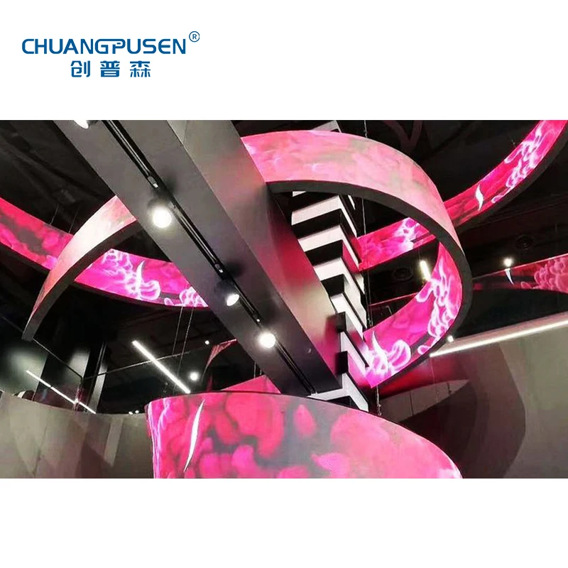 Flexible Led Fabric Soft Led Screen Rollable Display Flexible Programmable Led Display Panel