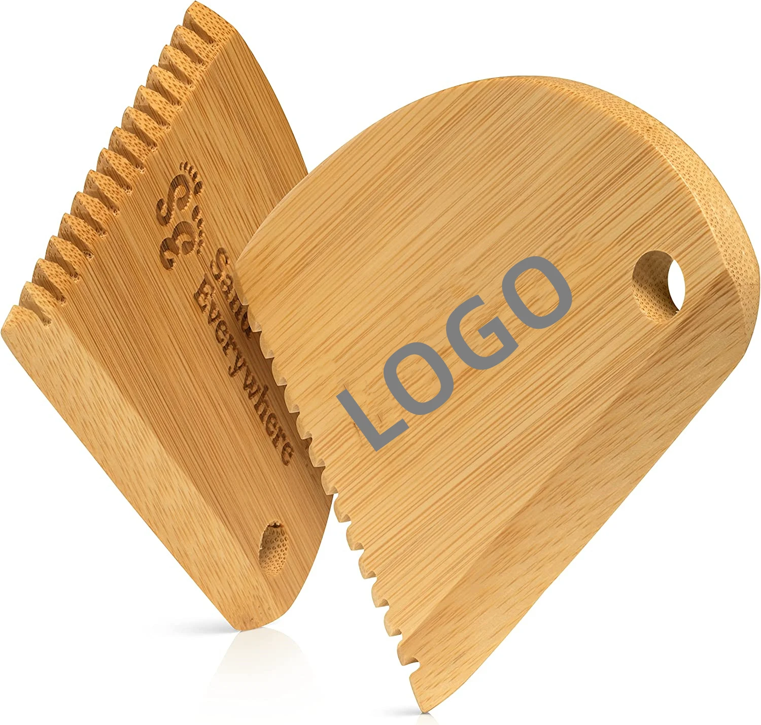Custom Logo Surfer Gift Surfing Accessories Bamboo Wood Surf Board Wax