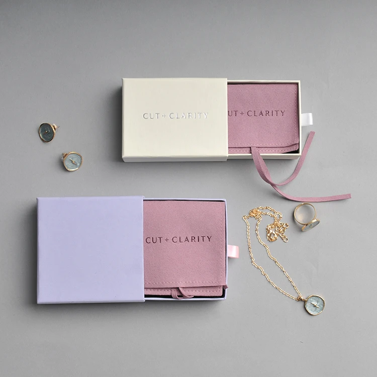 Special Custom Modern Minimalist Design High Quality Paper Jewelry Box Packaging Bag