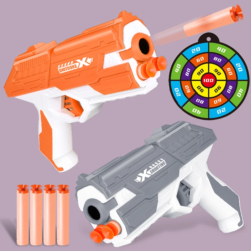 Игрушечный пистолет мягкая пуля ручная стрельба из пенопласта