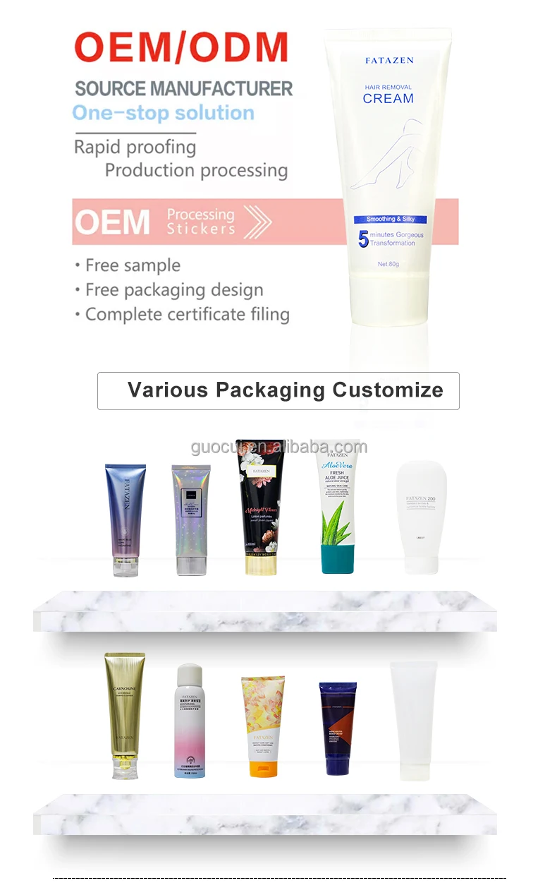 Fatazen Private Label 5 Minutes Organic Permanent Bikini Line Pubic