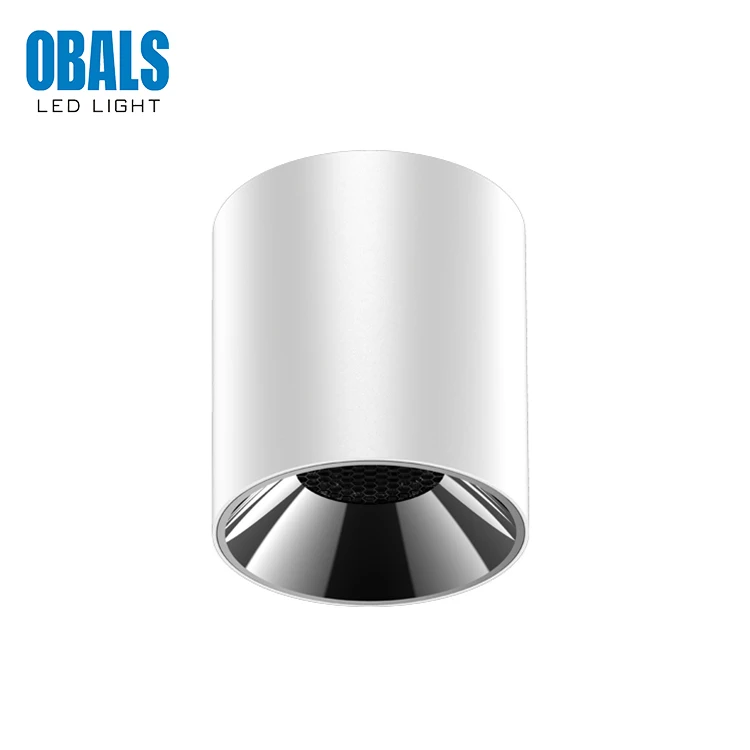 OBALS антибликовые алюминиевые потолочные поверхностные монтируемые круглые COB 8 Вт 12 Вт 18 Вт 24 Вт 25 Вт 32 Вт светодиодные светильники