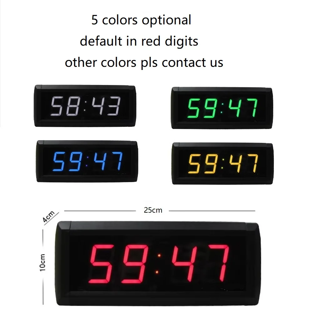 Conteo Regresivo Reloj 30 Segundos Cronómetro Digital Cronometro