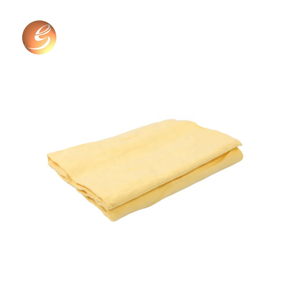 custom logo car washing cloth towel artificial synthetic chamois