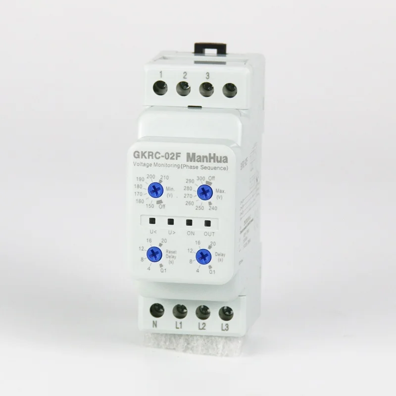 Manhua Gkrc02f Voltage Monitoring Phase Sequence Device Monitor Relay