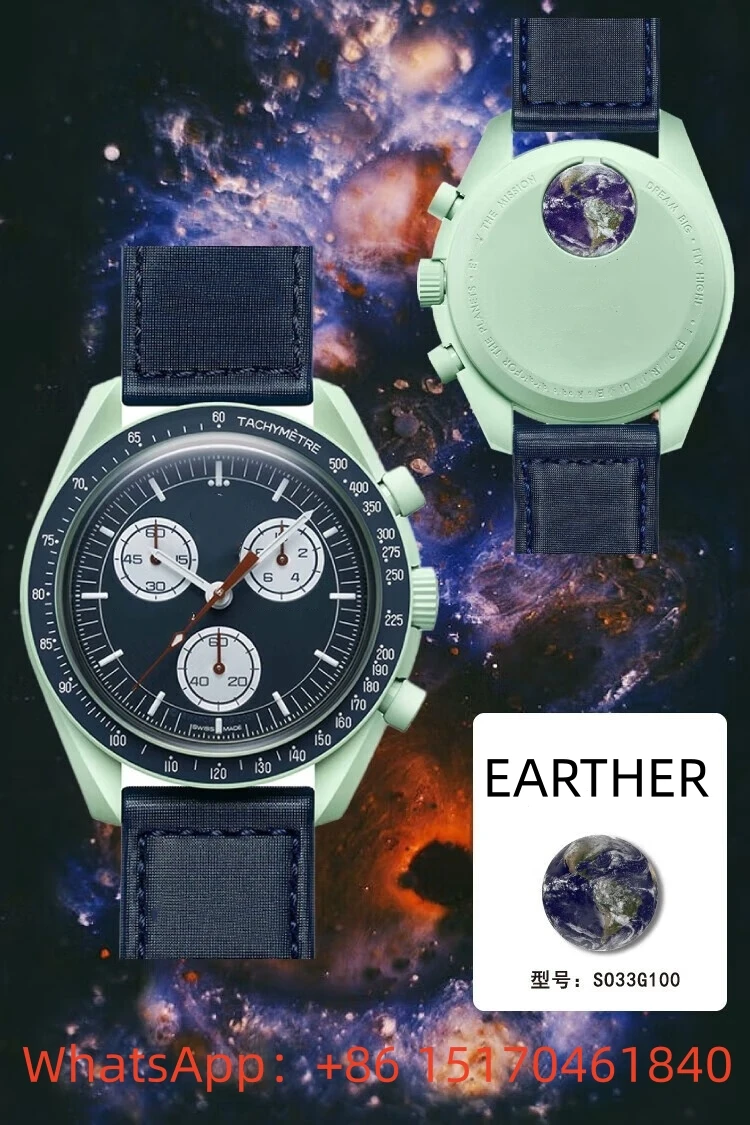 Top Quality Bioceramic 11 Colors Waterproof Chronograph Luxury Brand