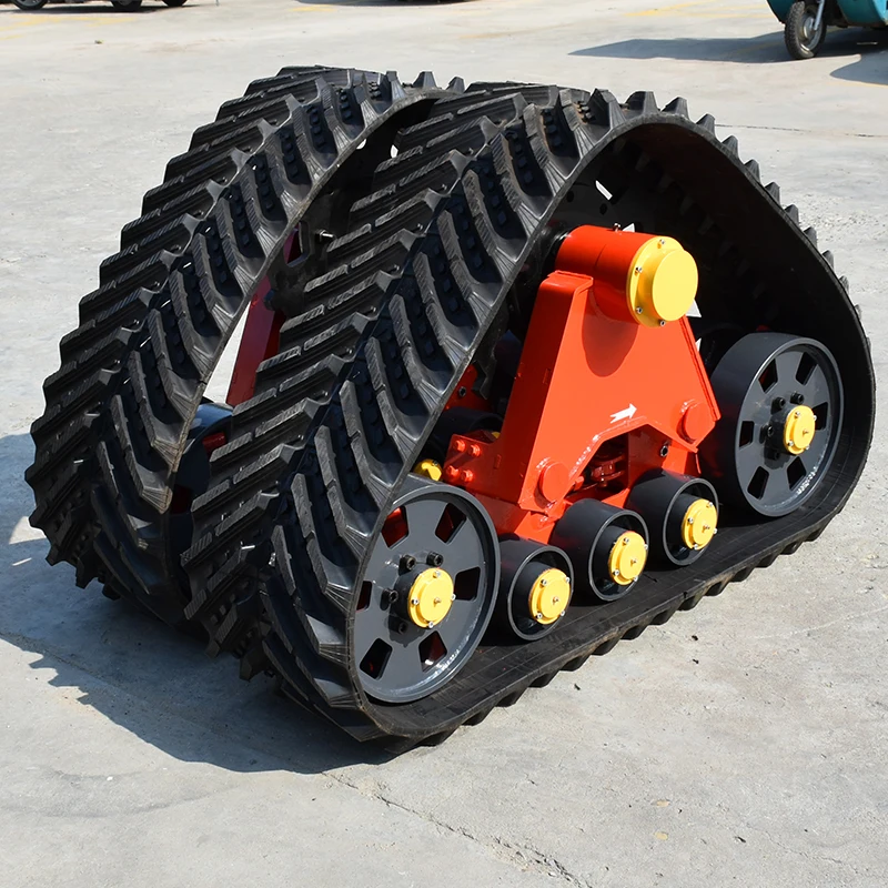 R230 1076 Rubber Track Conversion System Crawler Tracked Vehicle Chain 