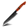 Red 7.5" wood Kiritsuke Knife