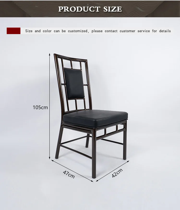 nordic solid wood and leather dining chair
