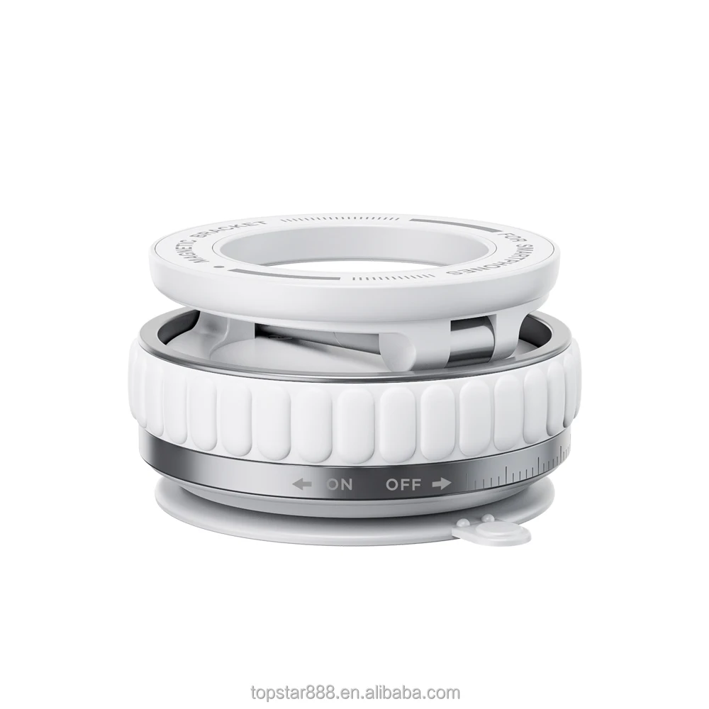 Multi-directional Rotation Nano Stickers Small Ultra Thin Suction Cup Portable Vacuum Magnetic Phone Holder with ABS