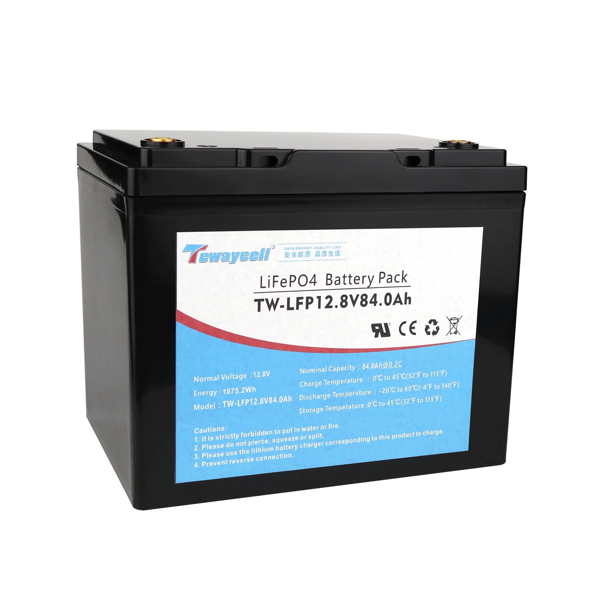 LiFePO4 12.8V 84Ah Rechargeable Battery Solar Home Energy Storage System