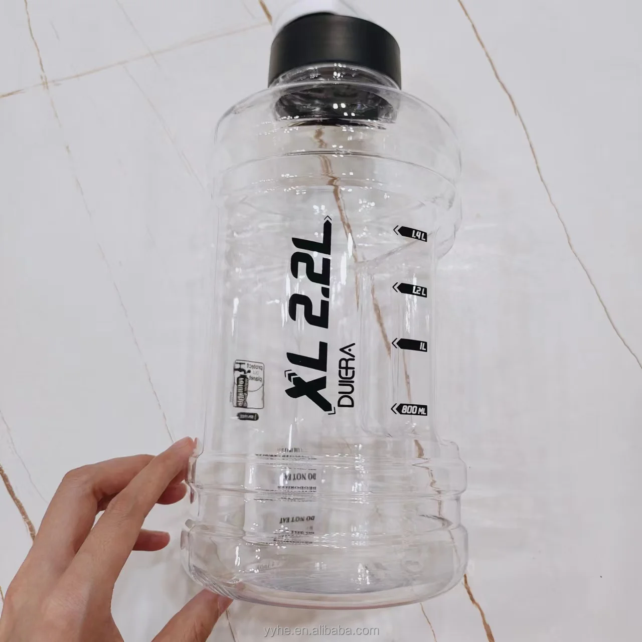 2.2l Top Seller Outdoor Plastic Large Capacity Water Jug Gym Leak Proof