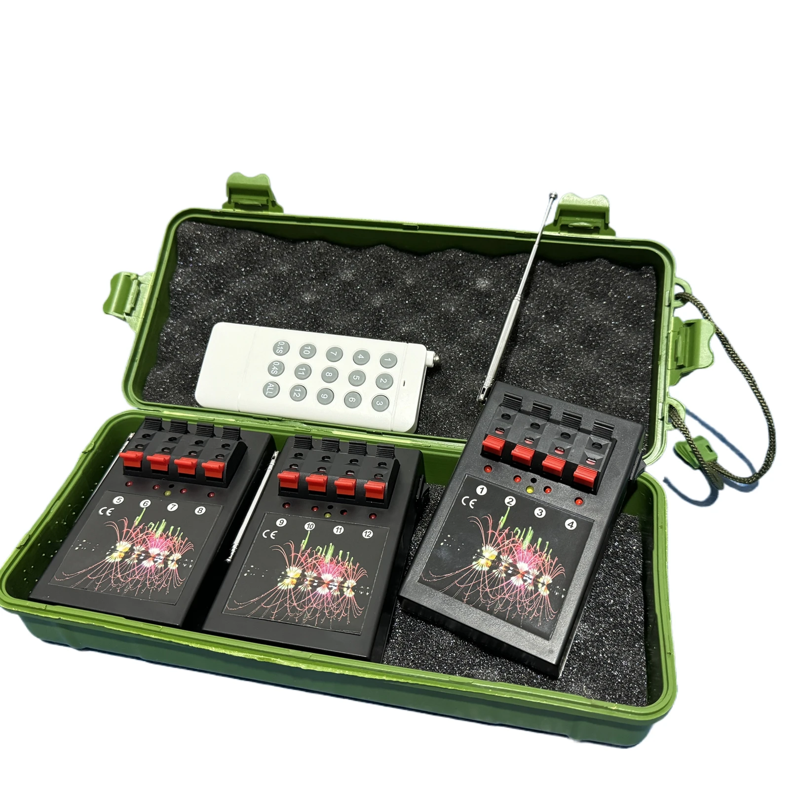 Wireless Remote Control Cold Flame Fireworks Firing System Firing Device for Christmas Fireworks Show