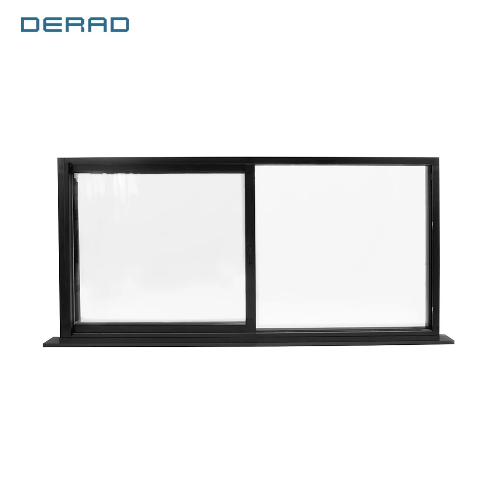 Aluminium materials sliding window with hardware handle wheels accessories for balcony library apartment interior windows factory