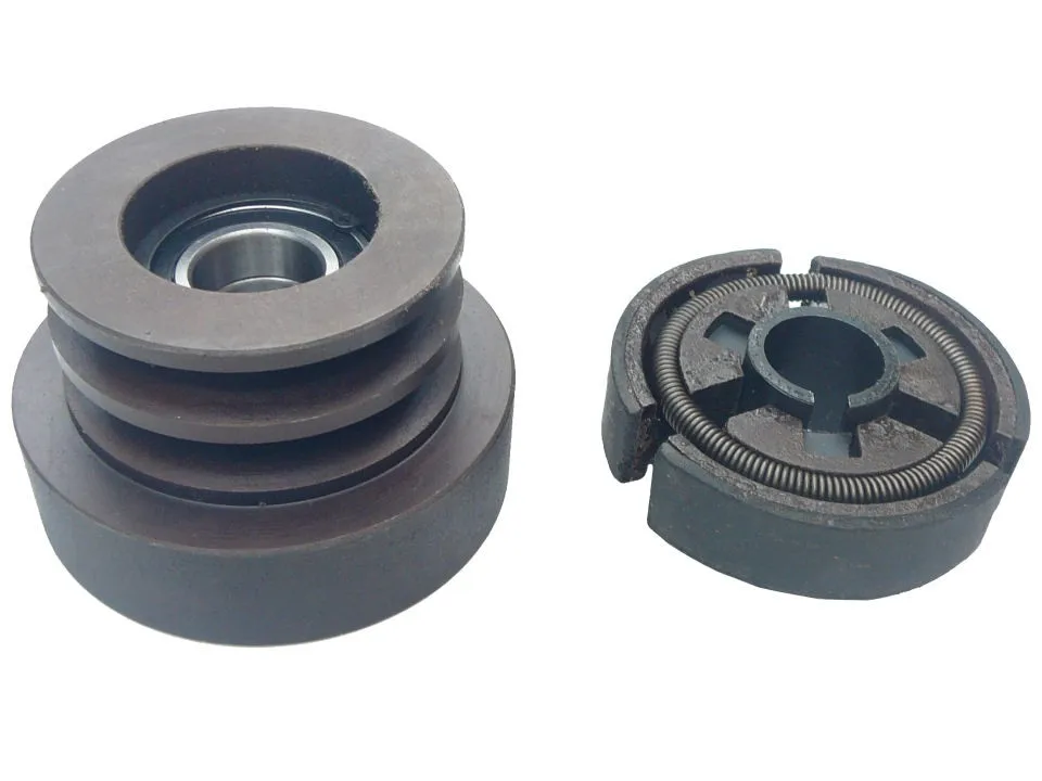 80 мм двойной ремень, шкив типа А со встроенным центробежным сцеплением (отверстие 1 дюйм)