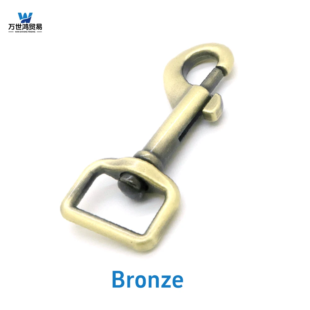 Matte Black 25mm 38mm Metal Spring Swivel Trigger Snap Hook 20mm ...