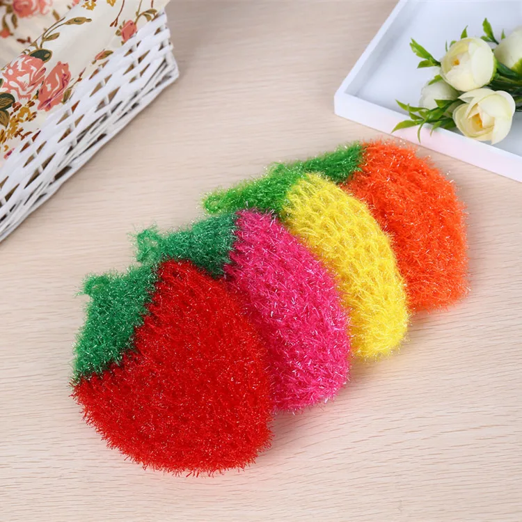 Wholesale Fancy Smooth Hand Knitting Polyester Dish Towel Glass Scrubby Yarn for Crocheting