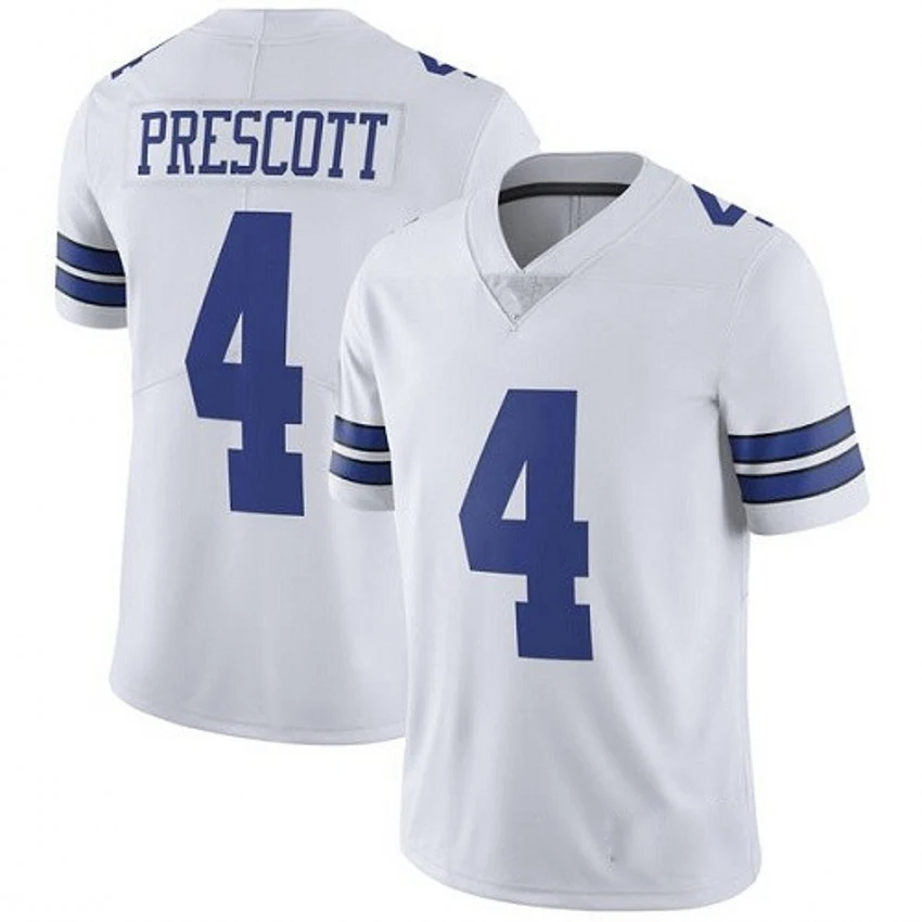 Wholesale Best Quality #4 Dak Prescott #19 Amari Cooper #21 Ezekiel Elliott  #88 CeeDee Lamb Salute to Service American Football Jersey From  m.