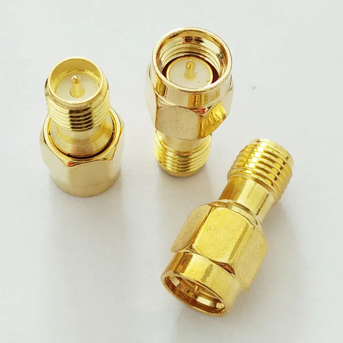 Hot Selling RF Coaxial Adapter Straight RP for SMA Male to for SMA Female Connector Premium Quality Connectors