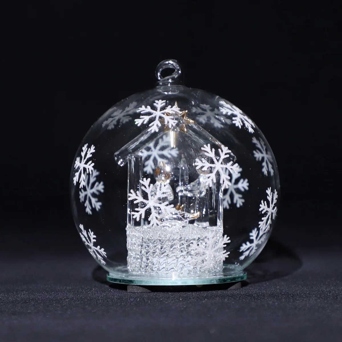 Christmas glowing glass ball light pendant window decoration Xmas Ball Tree Ornaments Instagram photo props