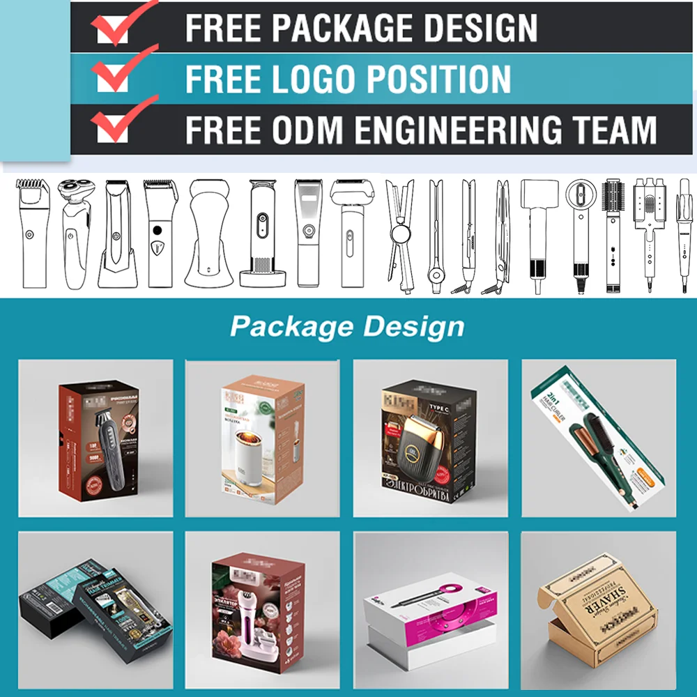 PRITECH New Custom Hair Clipper Set Professional Haircut Machine Professional Hair Clipper for Men