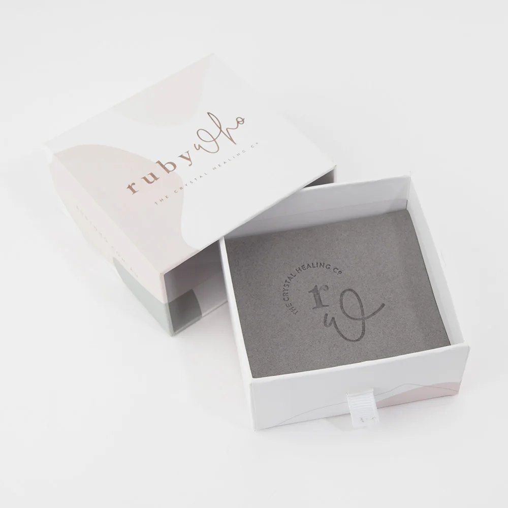 Caja de lujo para collar de mujer | Embalaje reciclado impreso personalizado | Mejor vendedor, estuche personalizado para bijoux